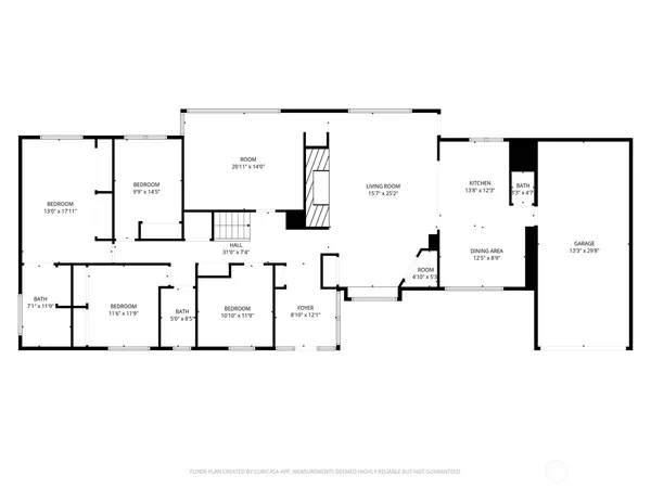 a picture of a floor plan