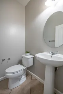 a backyard of a house with seating space