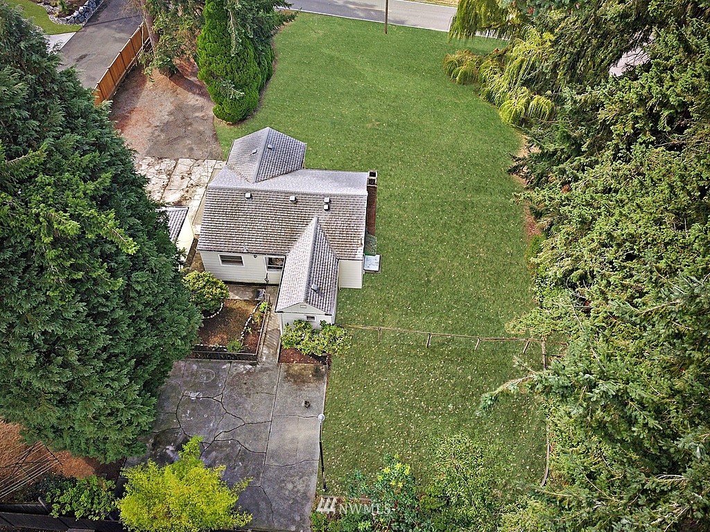 8729 236th Street Southwest Edmonds, WA 98026 - Photo 14 of 15 an aerial view of a house with a yard