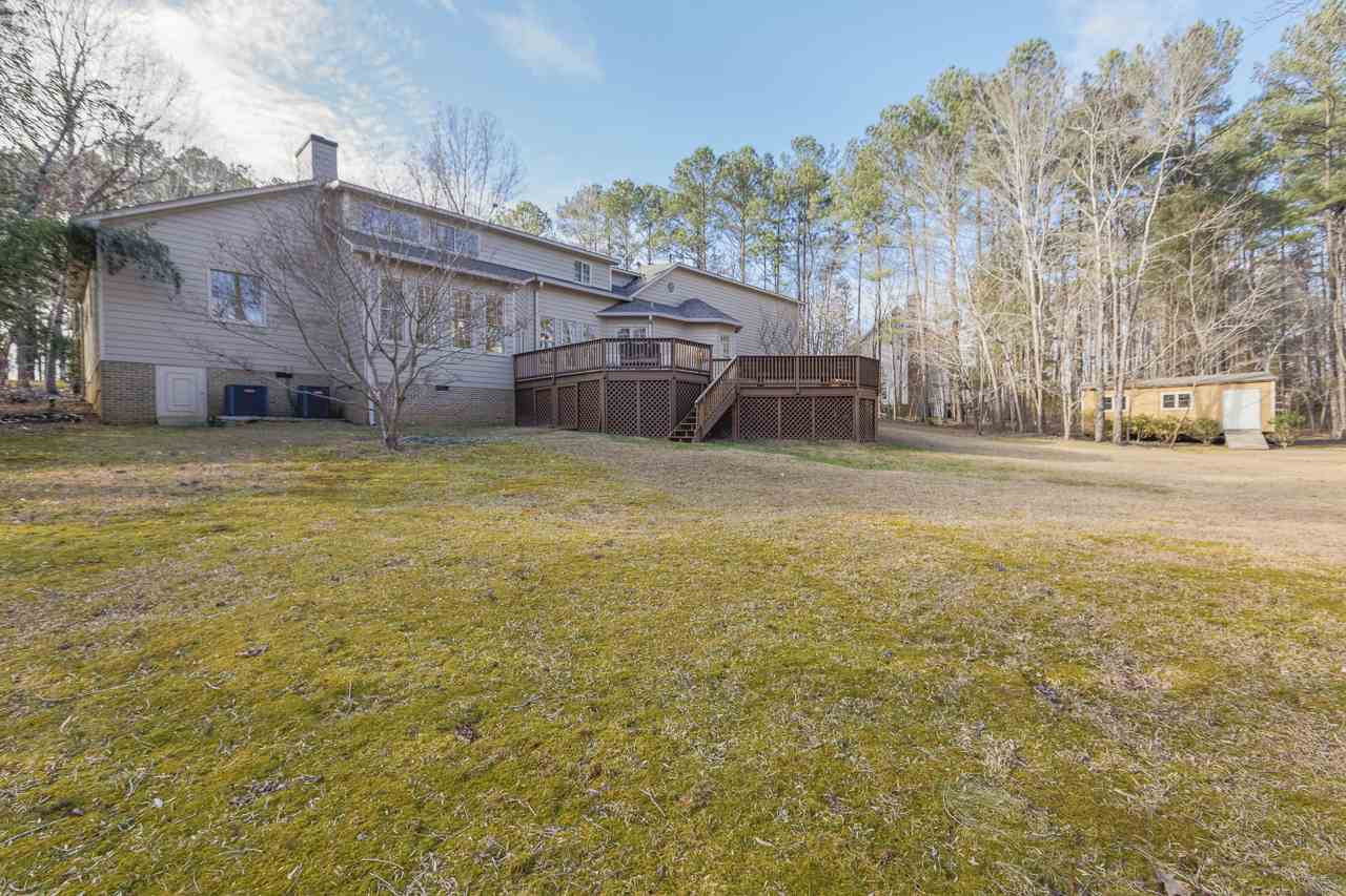 12312 Galway Drive Raleigh, NC 27613 - Photo 25 of 25 The large .93 acre yard offers plenty of space for gardening or playing outdoor sports. Yard