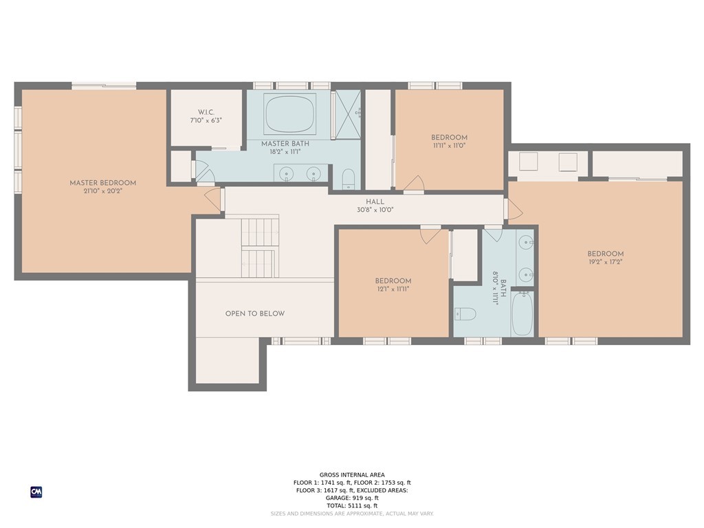 54 Ridge Drive Exeter, RI 02822 - Photo 48 of 49 FLOOR PLANS SECOND FLOOR