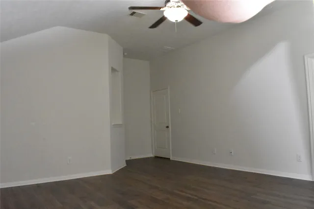 a view of an empty room