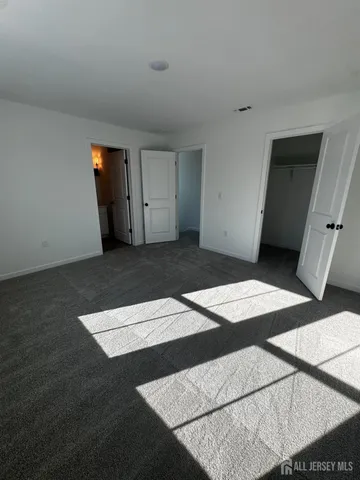 an empty room with an open space