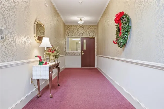 a view of a balcony with city view