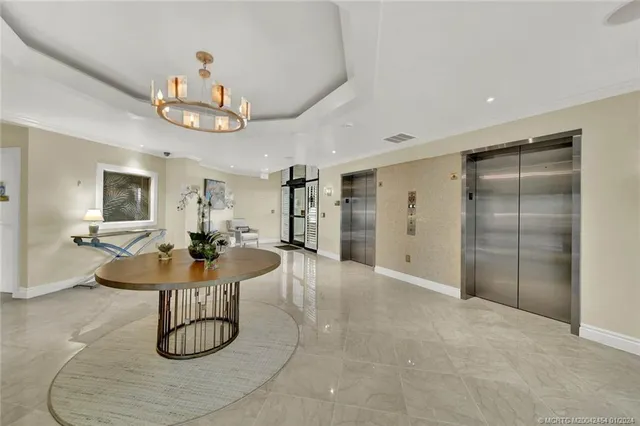 a view of a lake with a big yard