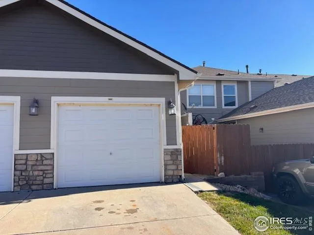 a backyard of a house