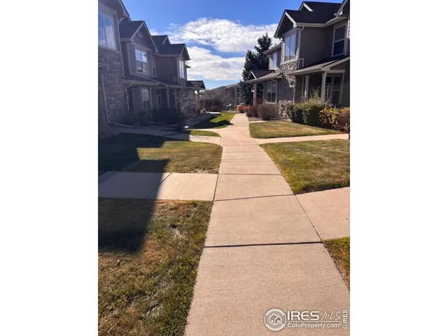 a city view with tall buildings