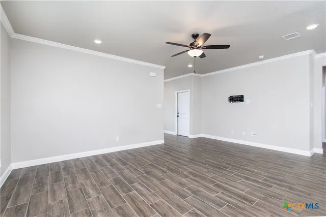 wooden floor in an empty room