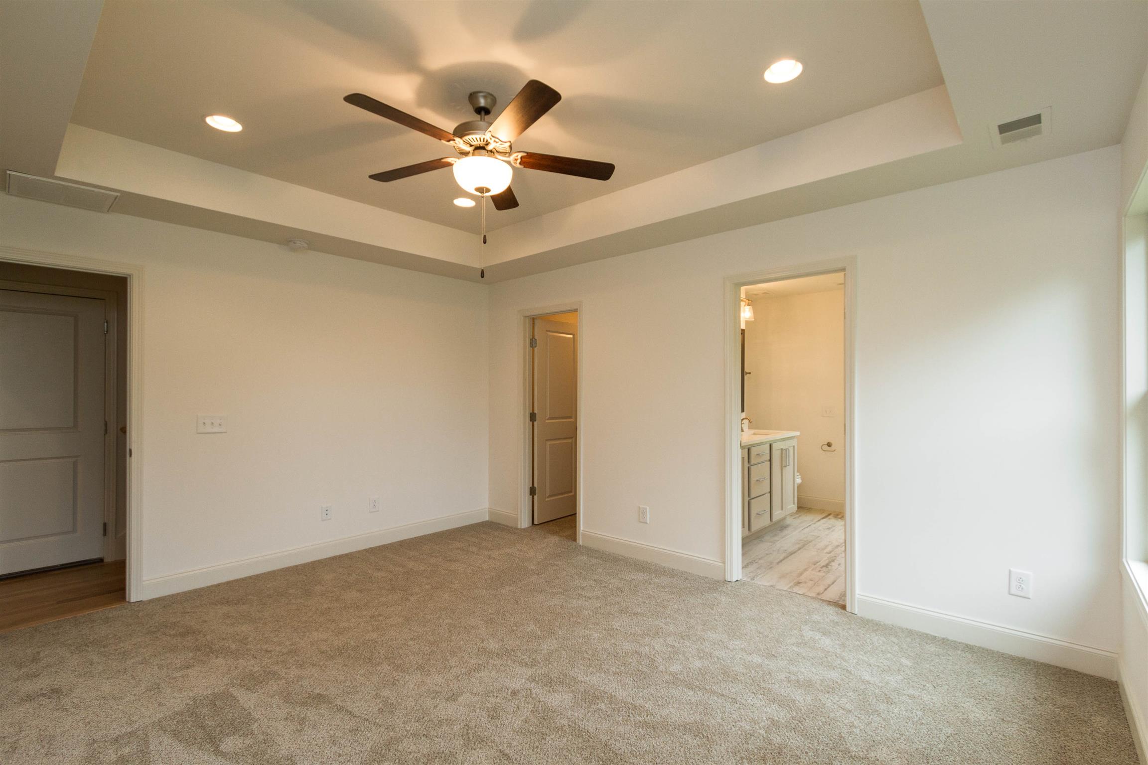 4121 Airport Road Springfield, TN 37172 - Photo 15 of 30 an empty room with a ceiling fan and a shower