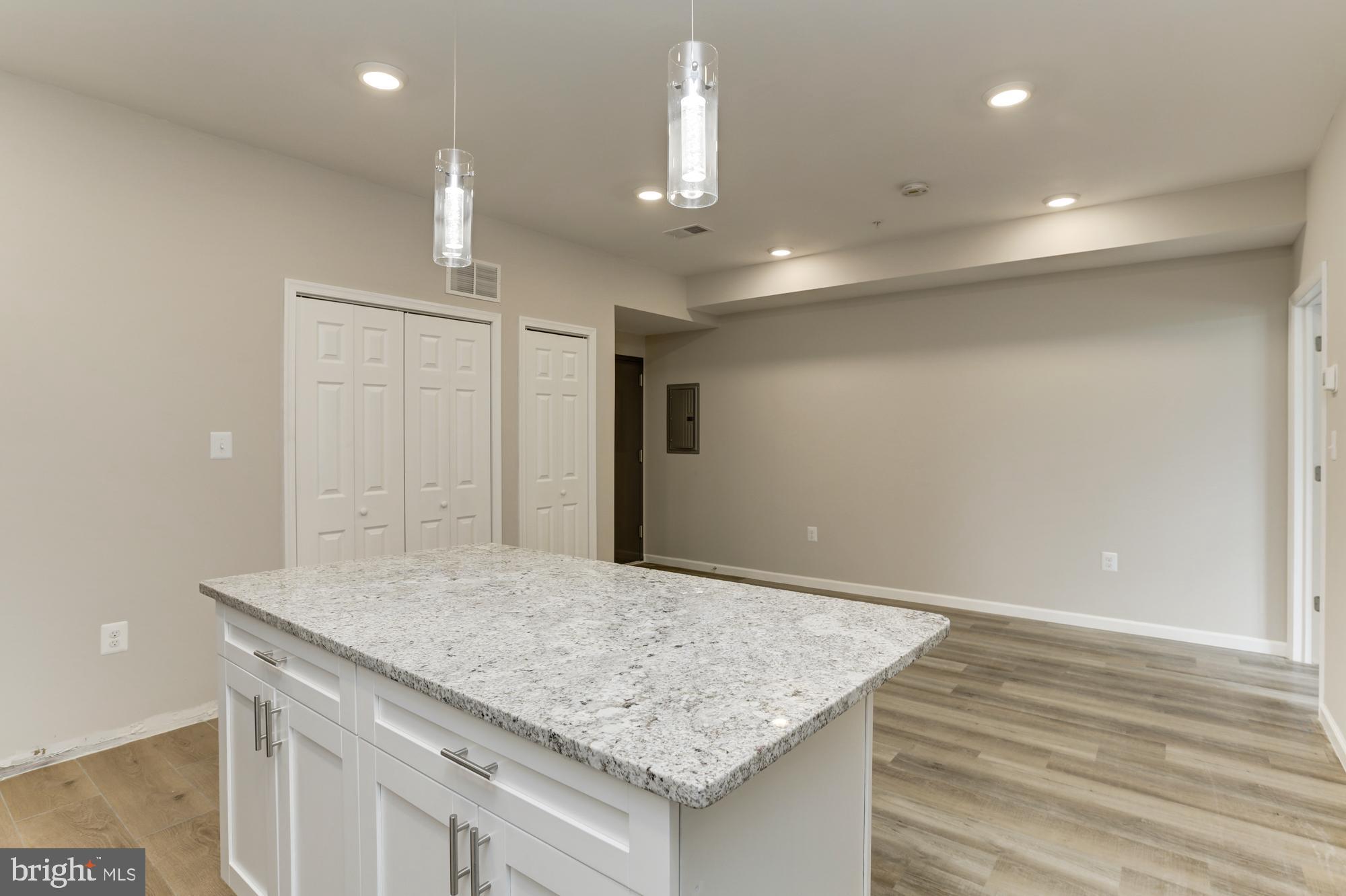 1923 Ashland Avenue, Unit 303 Baltimore, MD 21205 - Photo 7 of 13 a view of kitchen island a sink and dishwasher