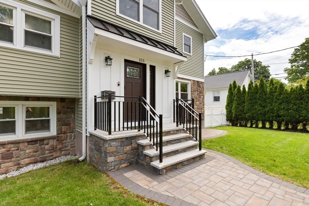 155 Adams Avenue Newton, MA 02465 - Photo 2 of 37 a view of a house with a yard and deck