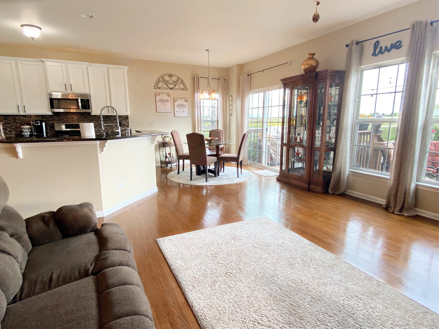1197 Freedom Road Elburn, IL 60119 - Photo 13 of 31 a living room with furniture and wooden floor
