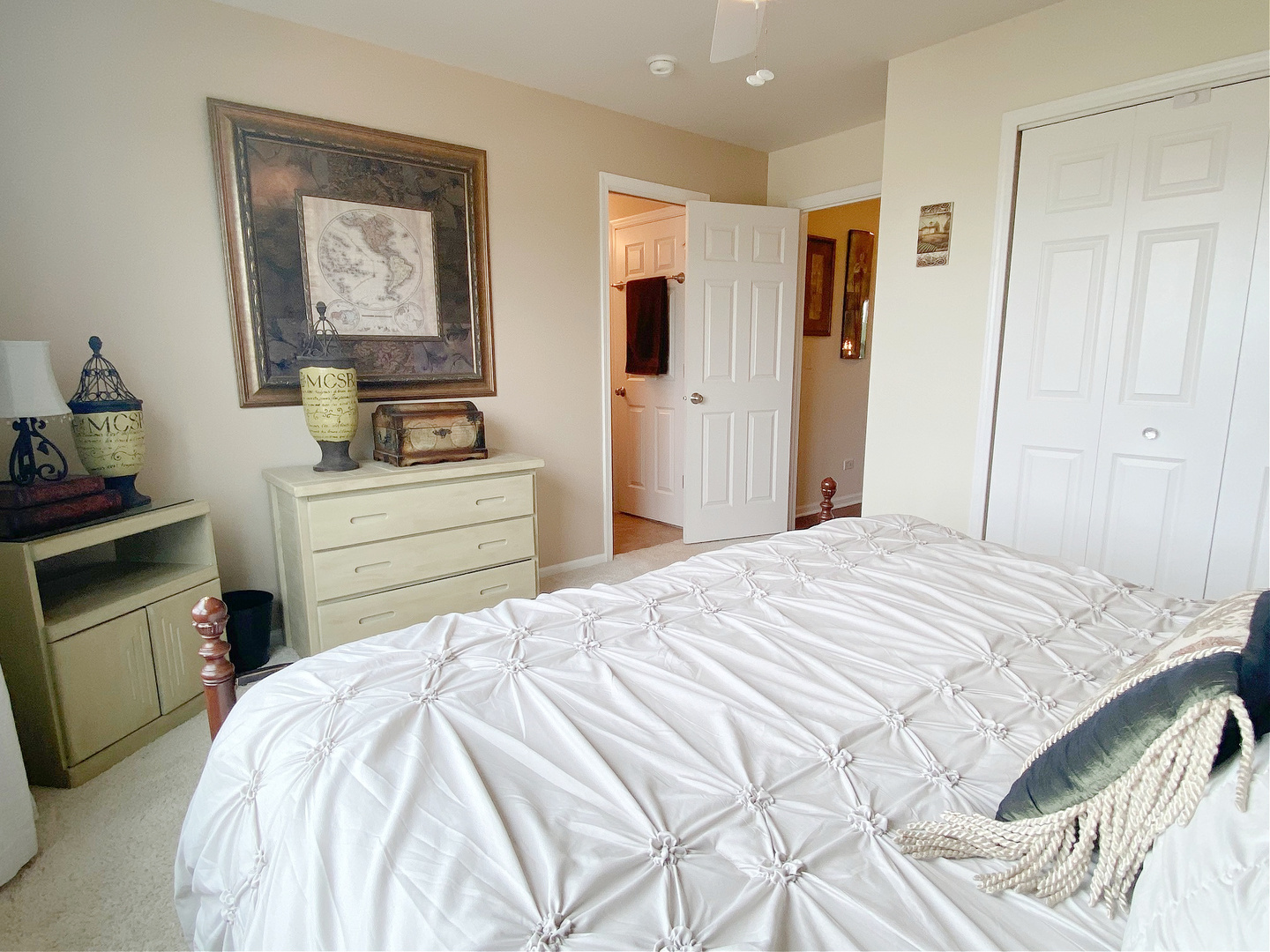 1197 Freedom Road Elburn, IL 60119 - Photo 20 of 31 a bedroom with a bed and a dresser