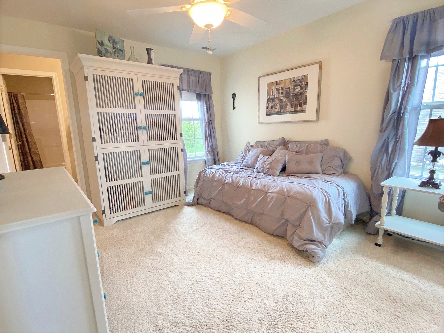 1197 Freedom Road Elburn, IL 60119 - Photo 22 of 31 a bedroom with a bed couch and a window