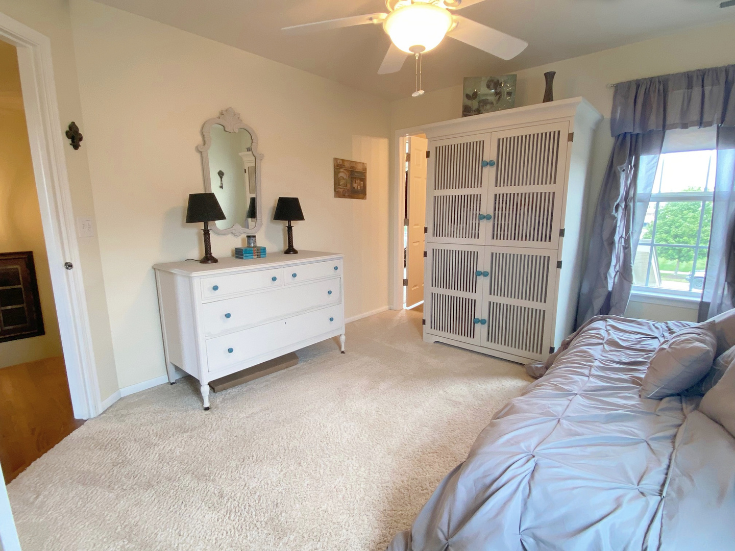 1197 Freedom Road Elburn, IL 60119 - Photo 23 of 31 a view of a bedroom with closet and windows