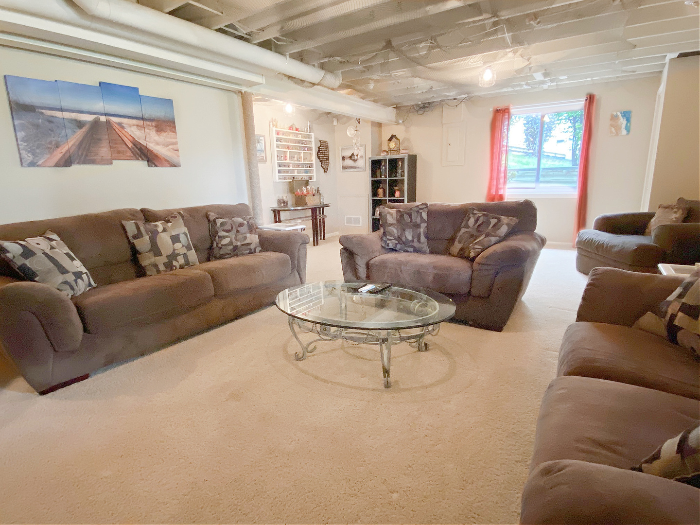 1197 Freedom Road Elburn, IL 60119 - Photo 26 of 31 a living room with furniture and a chandelier