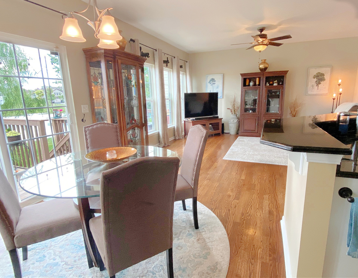 1197 Freedom Road Elburn, IL 60119 - Photo 10 of 31 a view of a dining room with furniture window and outside view