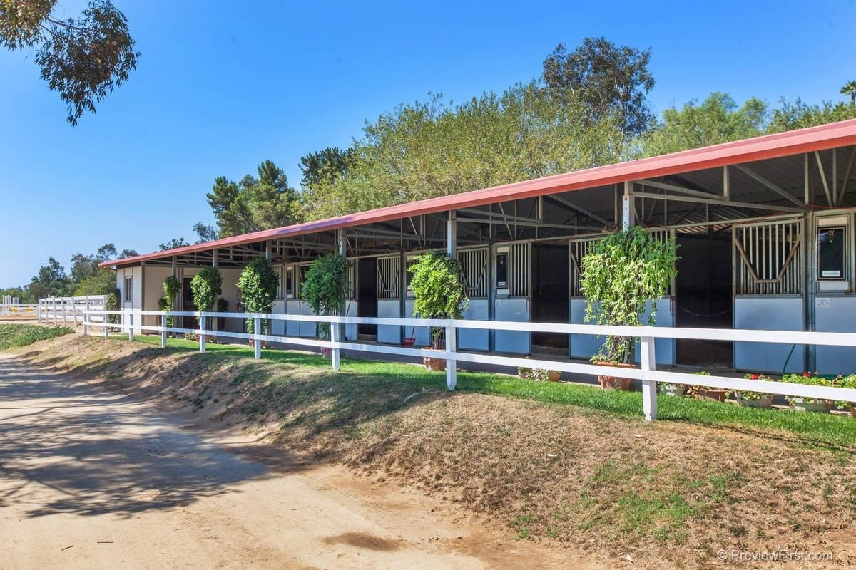 2570 5th Street Encinitas, CA 92024 - Photo 6 of 20 12 - 12'X16' STALLS, SHED ROW BARN WITH TACK ROOM AND OFFICE