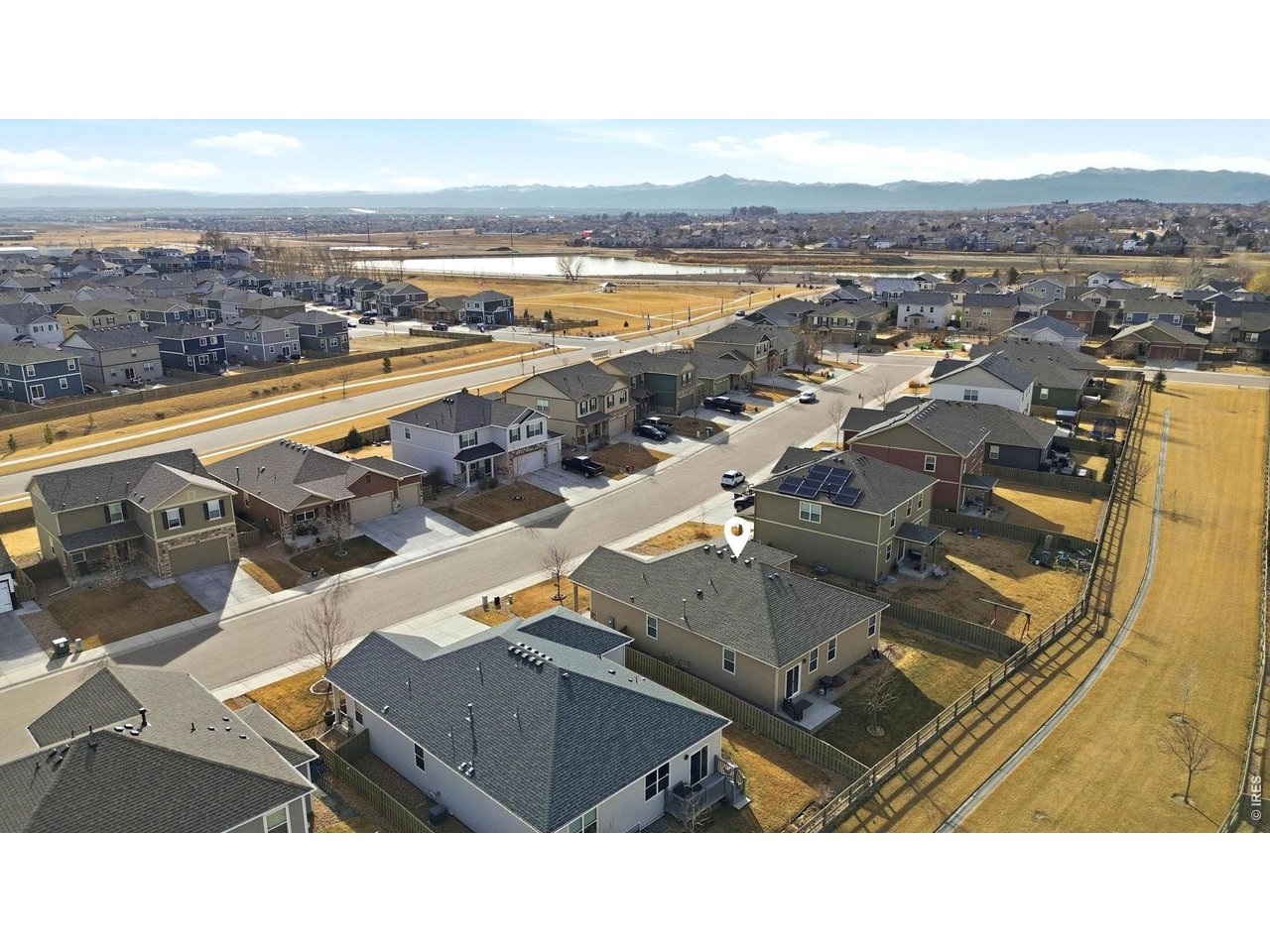 512 Buckrake Street Severance, CO 80550 - Photo 35 of 41 an aerial view of residential building and ocean view
