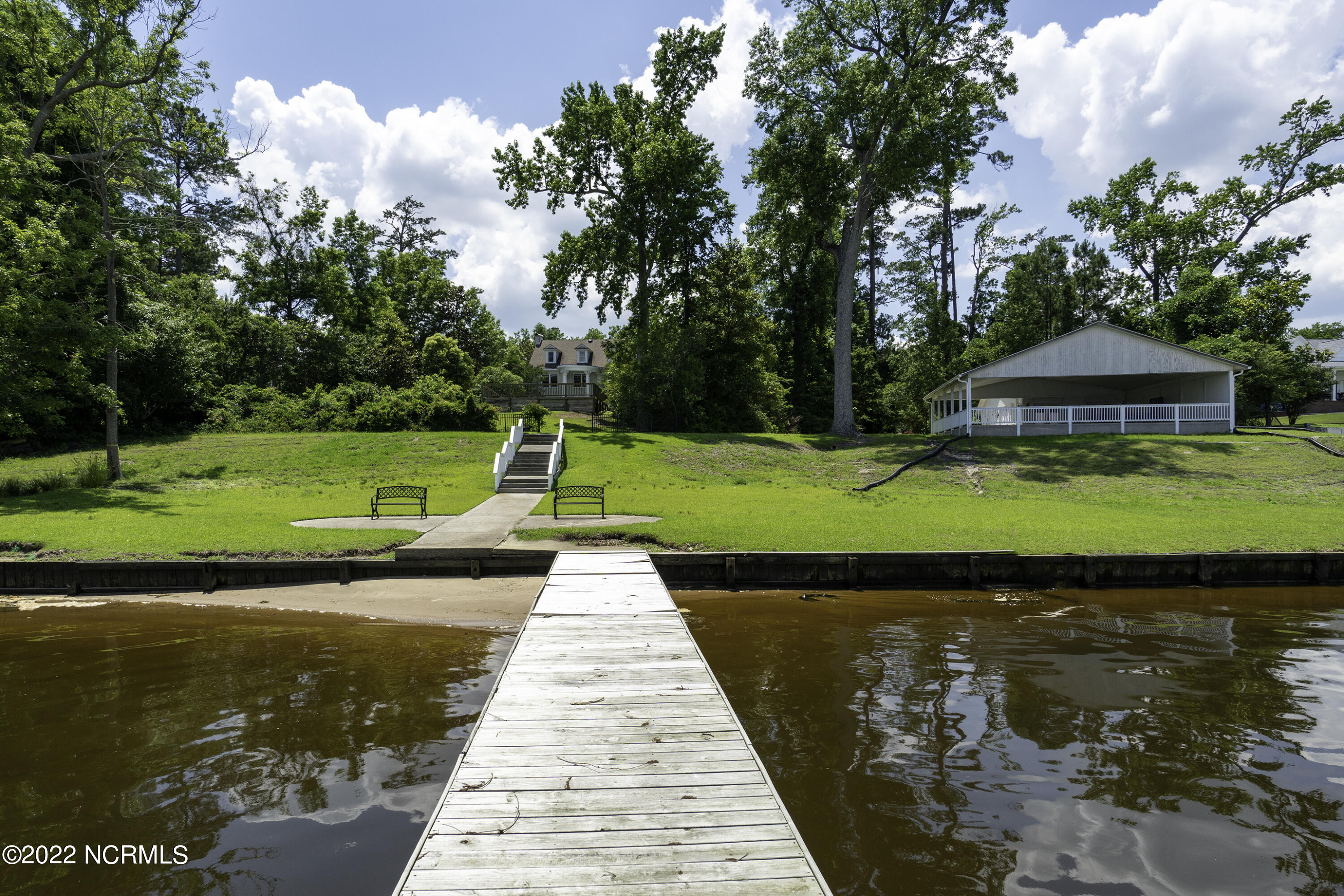2814 Old Cherry Point Road New Bern, NC 28560 - Photo 63 of 70 View from River