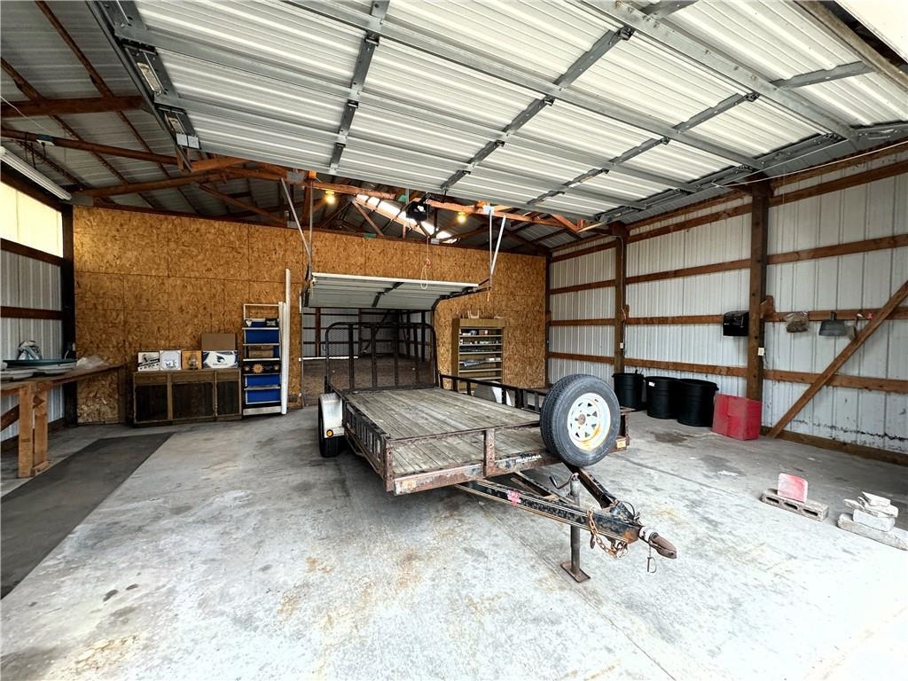 9018 North Anderson Road Hayward, WI 54843 - Photo 34 of 42 Garage with metal wall