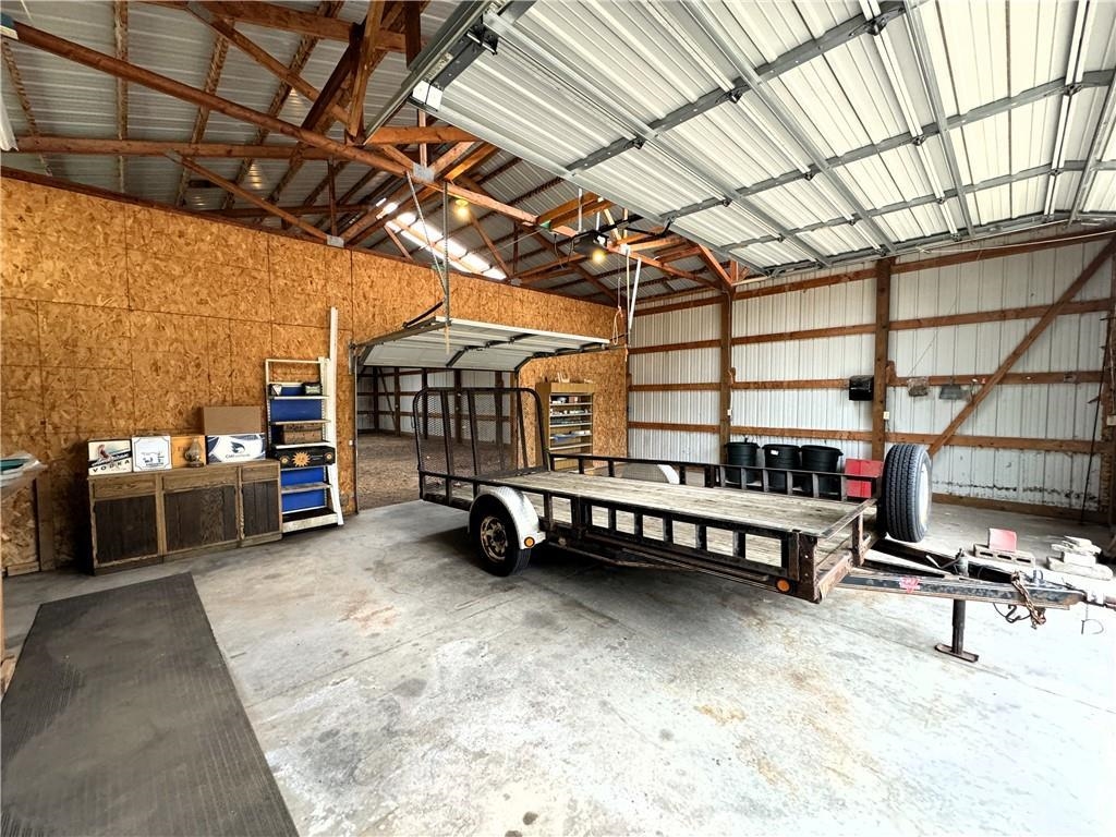 9018 North Anderson Road Hayward, WI 54843 - Photo 35 of 42 Garage with metal wall