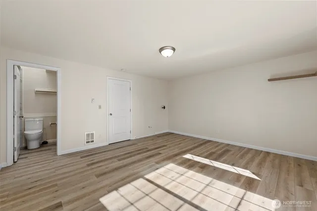 wooden floor in an empty room