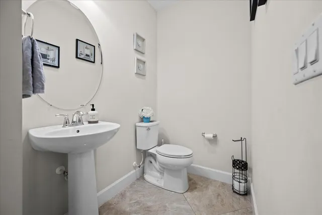 a view of a lake with a city from a terrace