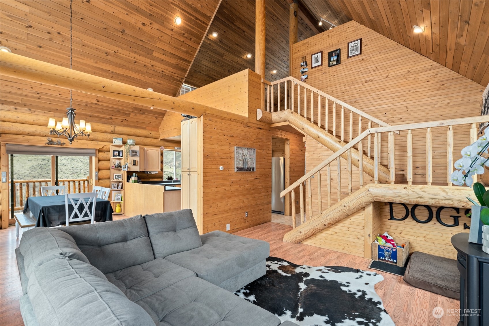 1246 Cranmer Road Wenatchee, WA 98801 - Photo 21 of 39 a view of a livingroom with furniture and staircase