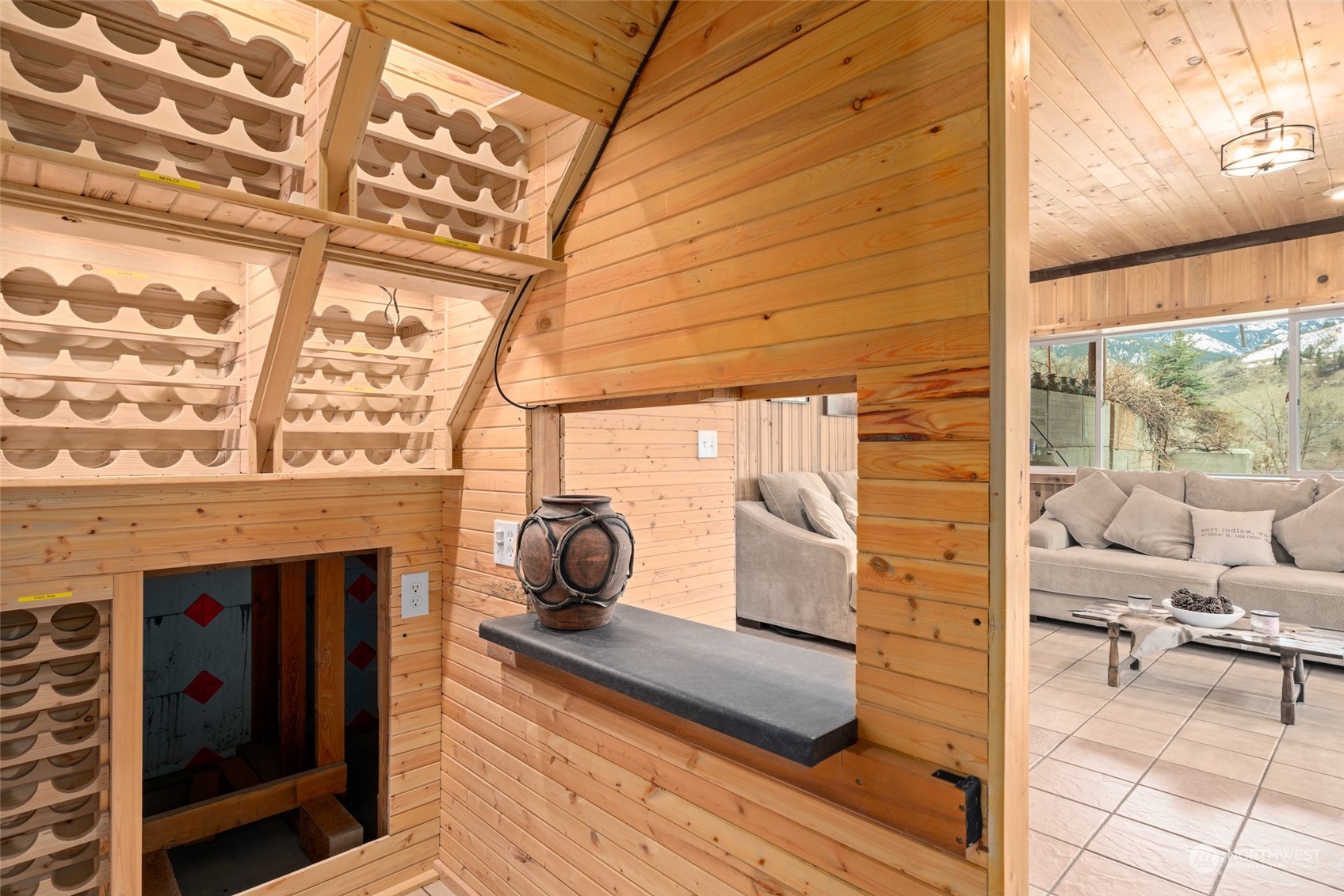 1246 Cranmer Road Wenatchee, WA 98801 - Photo 38 of 39 a view of living room with furniture and a fireplace