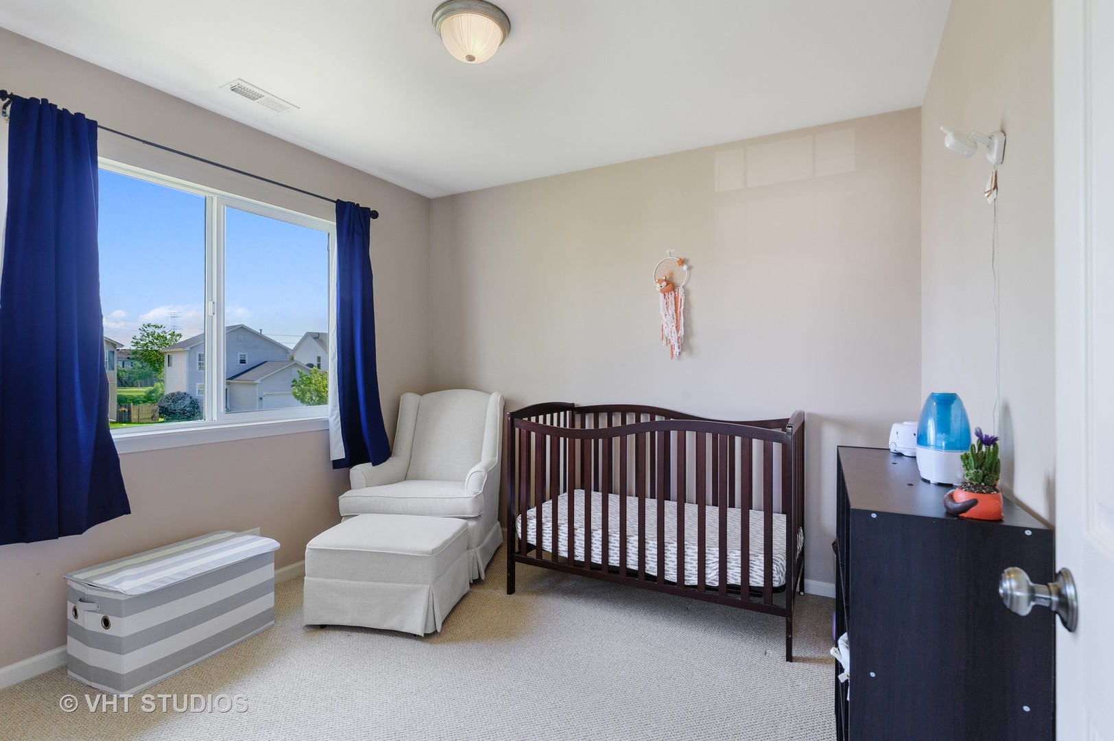 1858 South Fallbrook Drive Round Lake, IL 60073 - Photo 6 of 10 a bedroom with furniture and a window