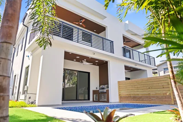 a view of a house with a patio