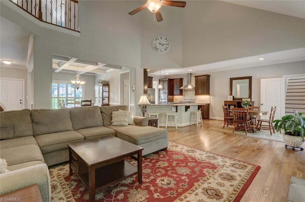 Fantastic flow to the main level living area! Open, light, spacious! 