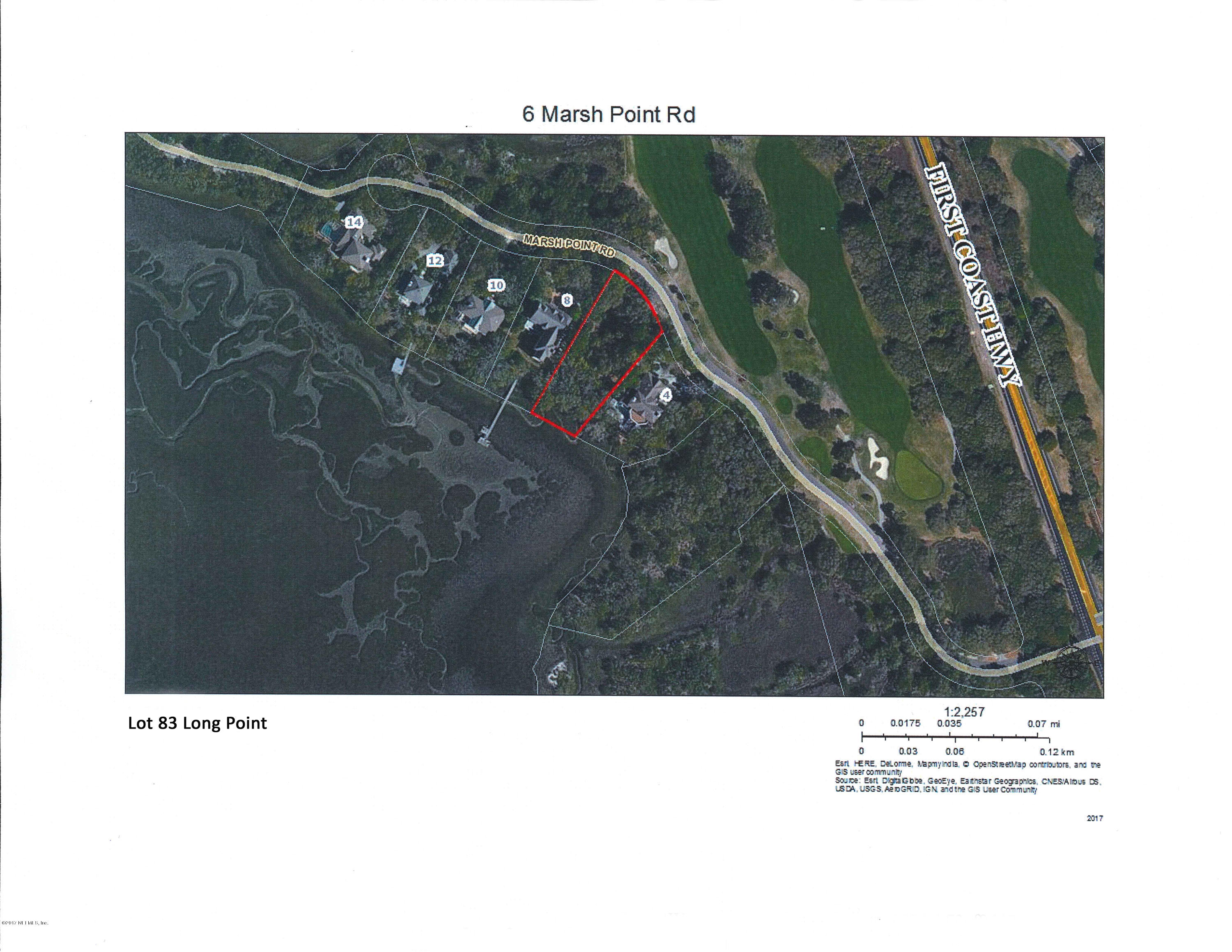 Lot 83 Marsh Point Road Fernandina Beach, FL 32034 - Photo 8 of 9 paerialplat copy