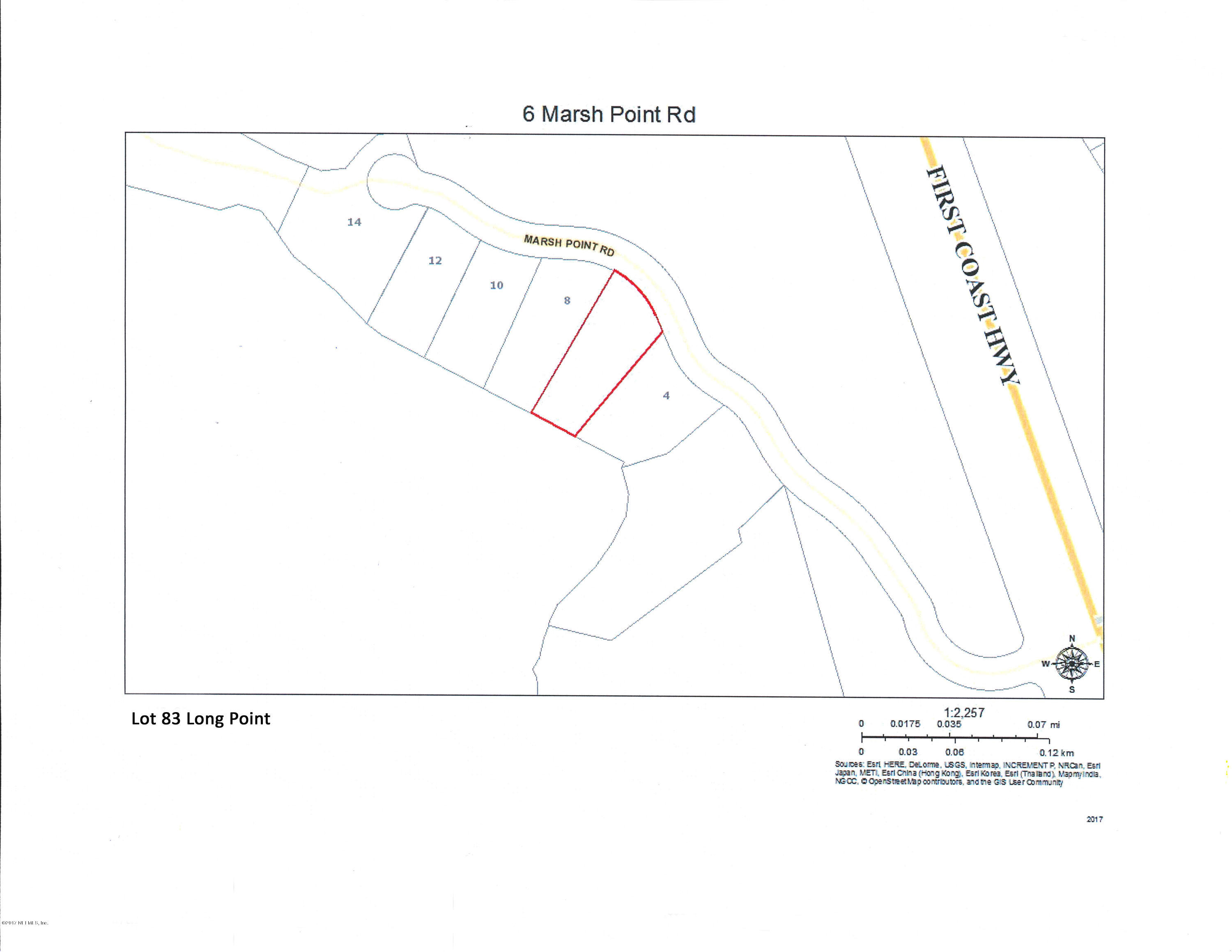 Lot 83 Marsh Point Road Fernandina Beach, FL 32034 - Photo 9 of 9 platmap copy