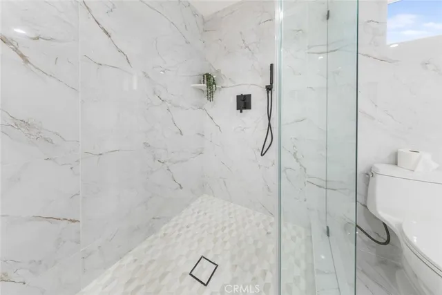 a view of a big room with wooden floor