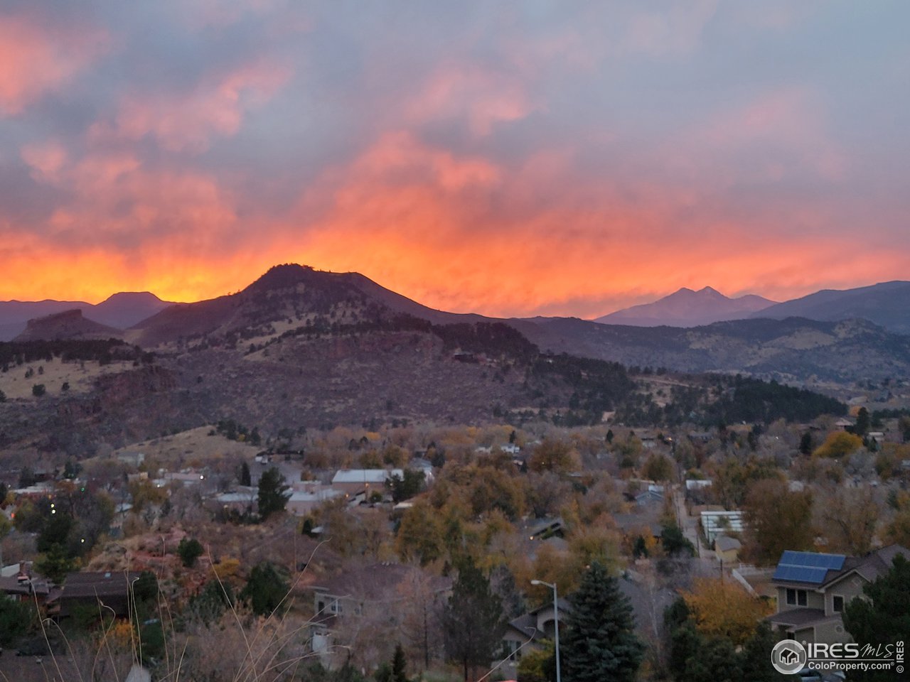 814 Mountain View Drive Lyons, CO 80540 - Photo 36 of 36 an aerial view of residential house and sandy dunes