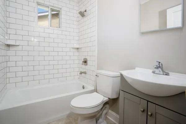 a close view of washer and dryer