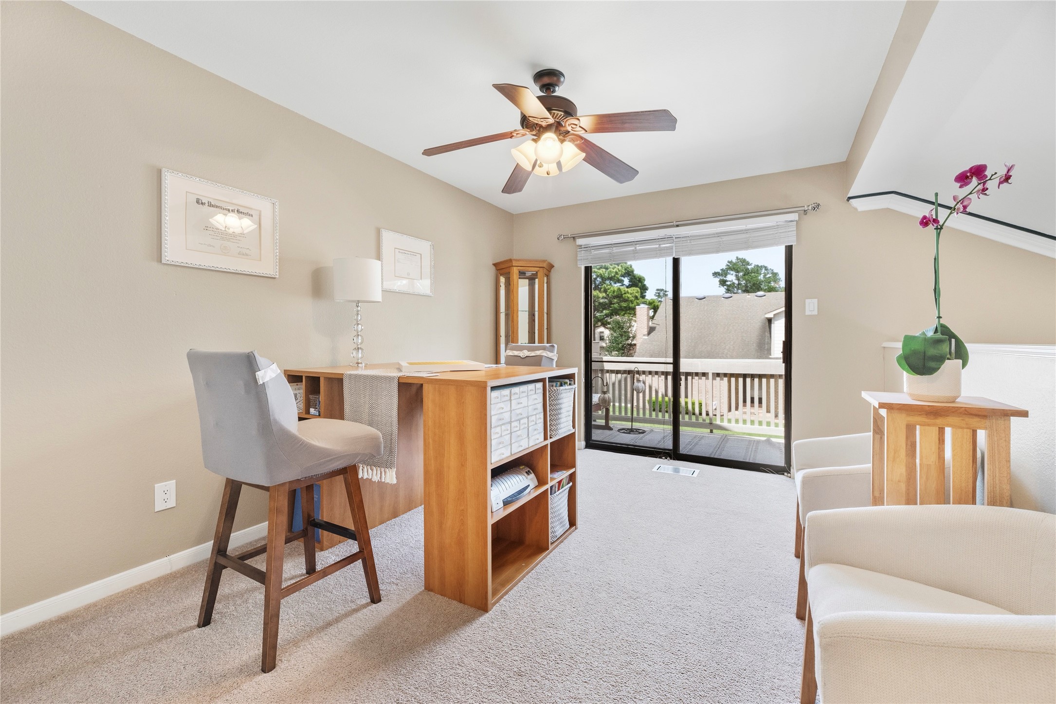 16913 Chapel Pines Drive, Unit 126 Spring, TX 77379 - Photo 23 of 27 Sliding glass door leads to a private balcony.