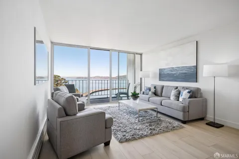 a view of an ocean from a balcony