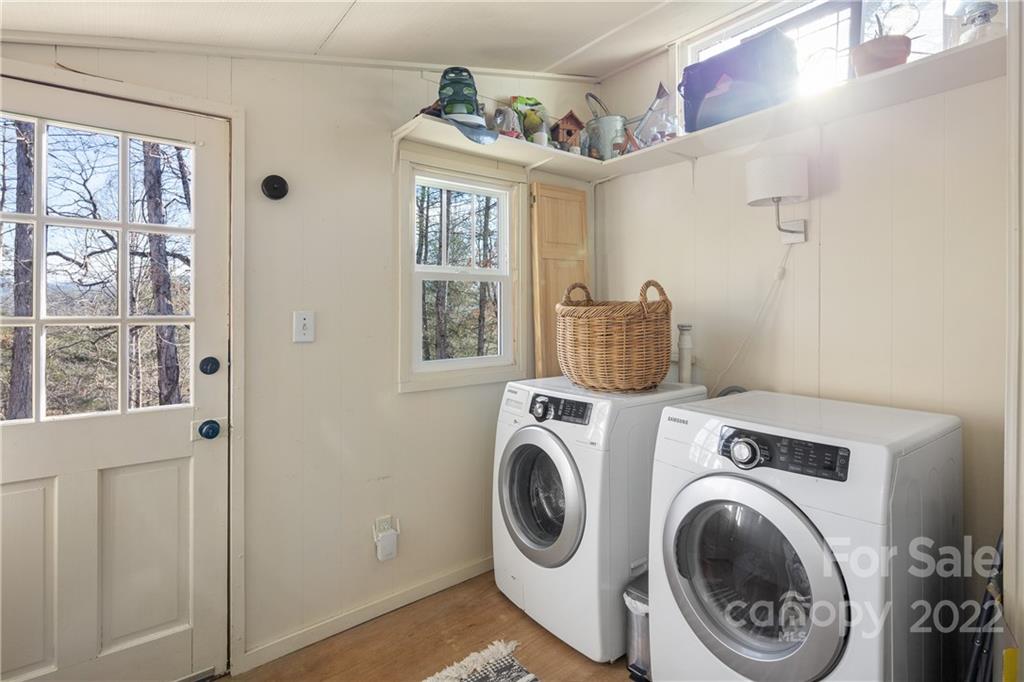 20 Indian Camp Branch Road Weaverville, NC 28787 - Photo 15 of 18 a utility room with dryer and washer