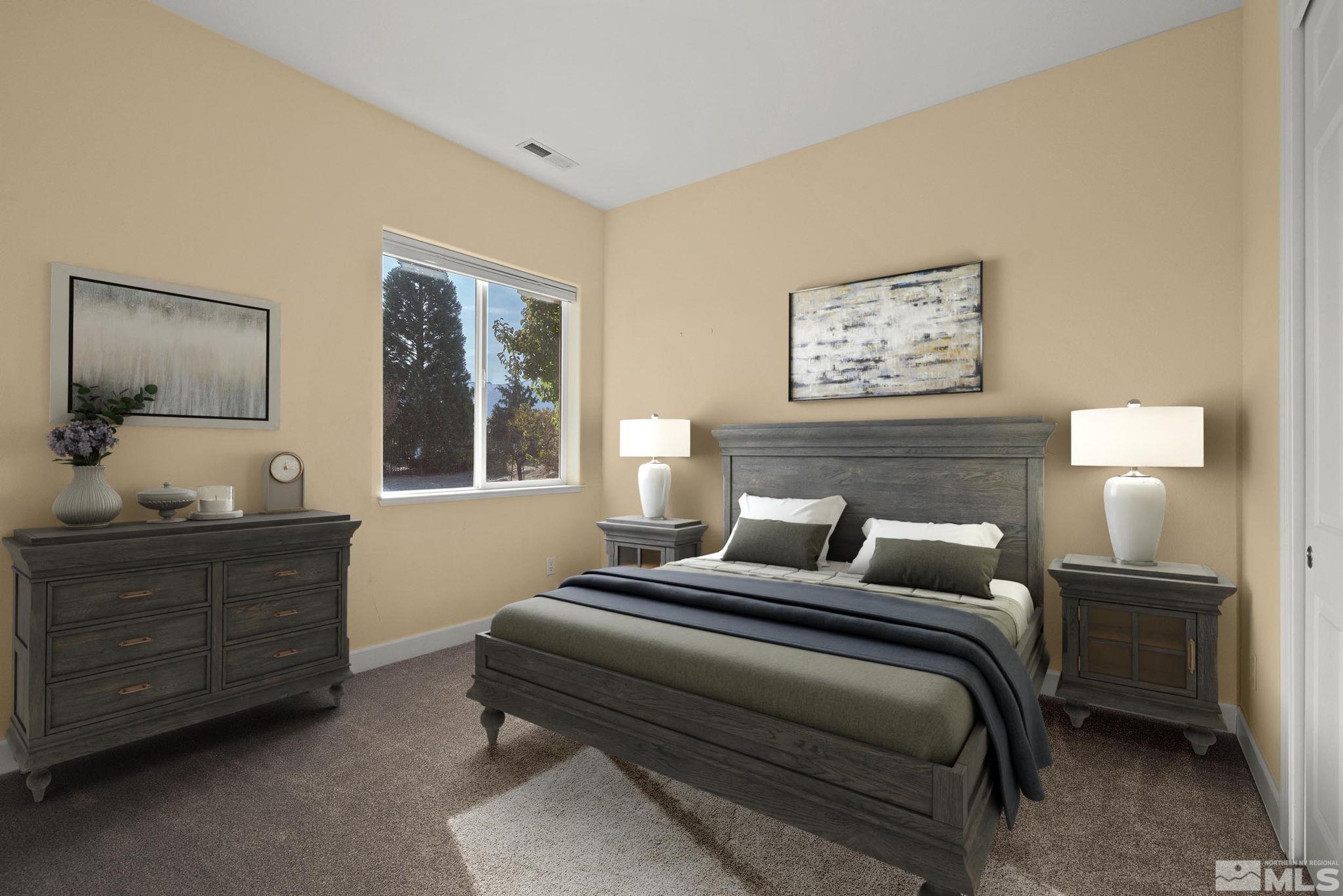 15300 Redmond Loop Reno, NV 89511 - Photo 11 of 38 a bedroom with bed cabinet and window