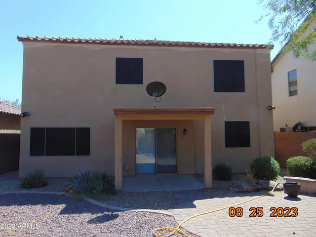 a view of a door of the house