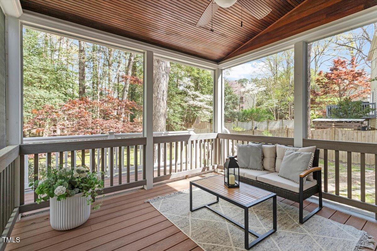 4725 Sinclair Drive Raleigh, NC 27616 - Photo 6 of 36 a living room with furniture and a potted plant