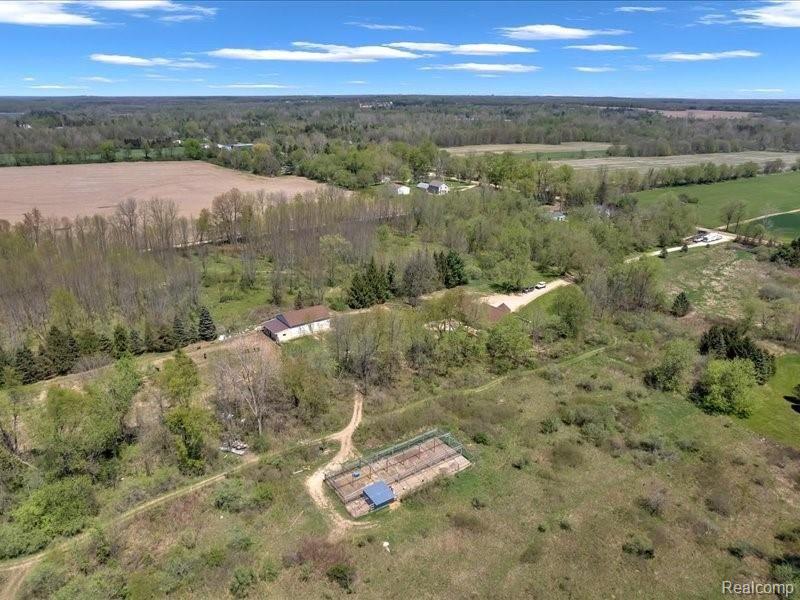 1853 Mitchell Lake Road Attica, MI 48412 - Photo 32 of 40 Aerial View 1853 Mitchell Lake