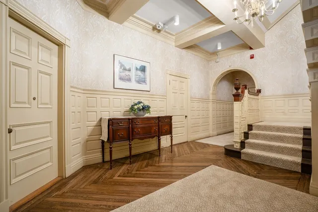 a view of an entryway door