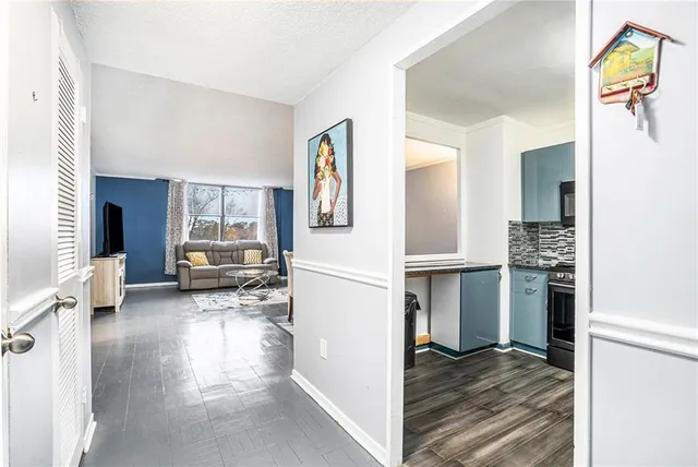 a view of a living room