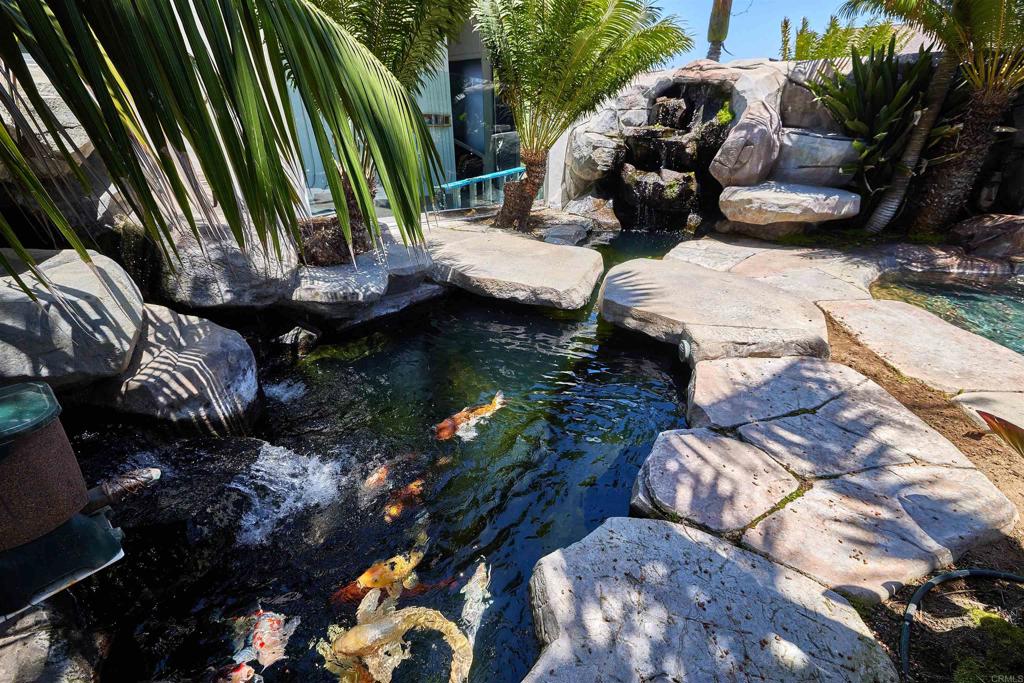 806 4th Street Encinitas, CA 92024 - Photo 15 of 47 a view of backyard with outdoor seating and plants