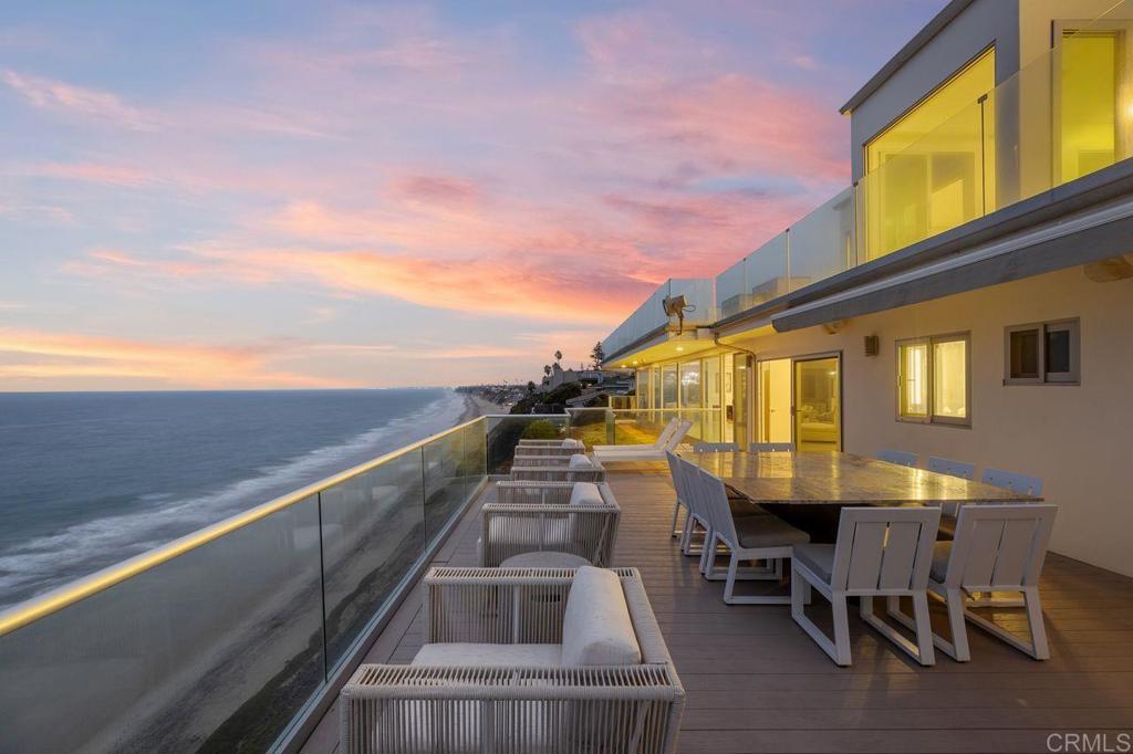 806 4th Street Encinitas, CA 92024 - Photo 26 of 32 Deck at sunset