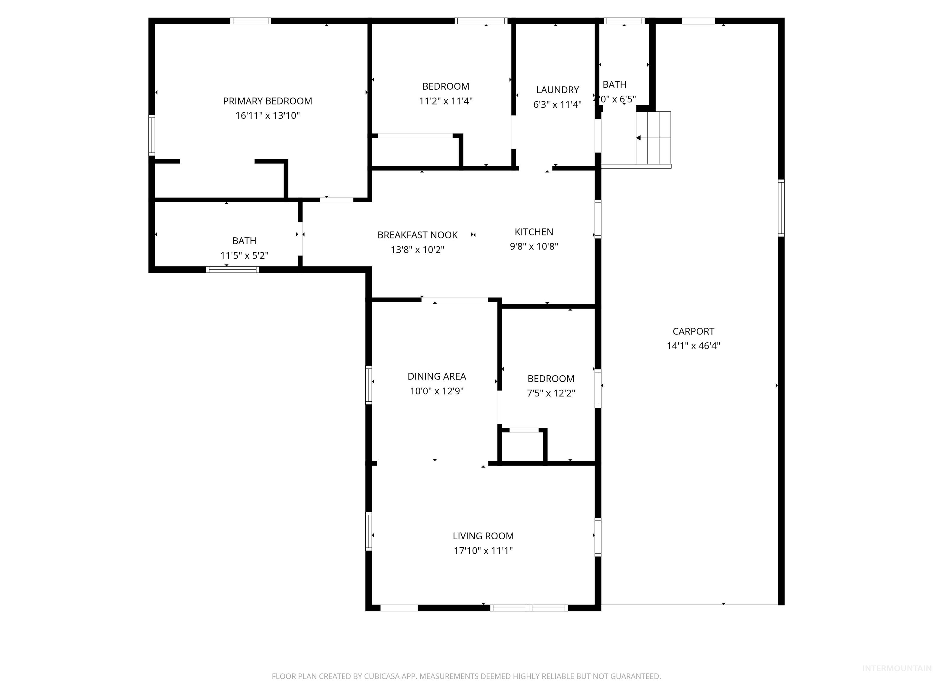 102 East 6th Street Rupert, ID 83350 - Photo 26 of 27 Floor plan